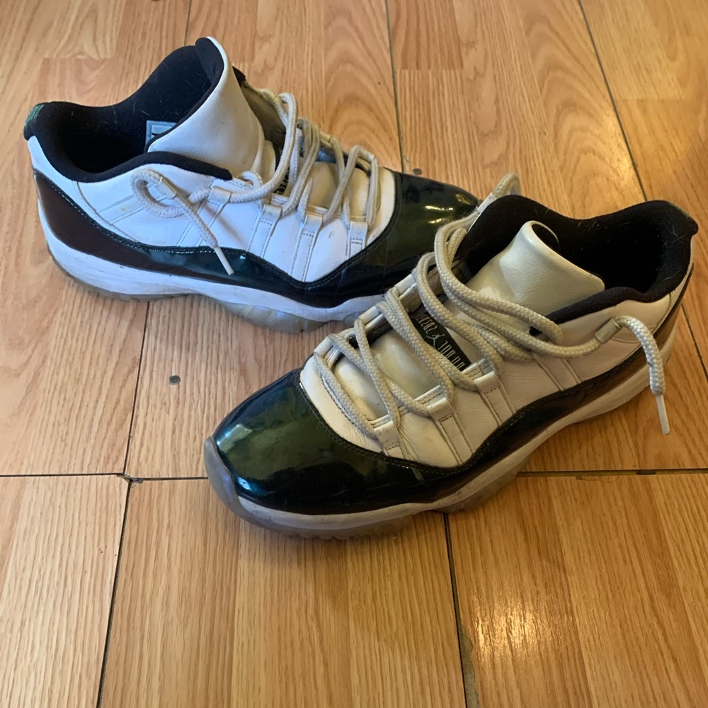 Low Air Jordan Retro 11 Emerald Green.
